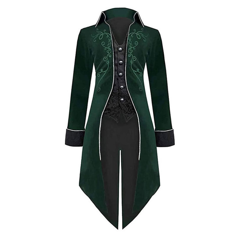 traje gotico verde