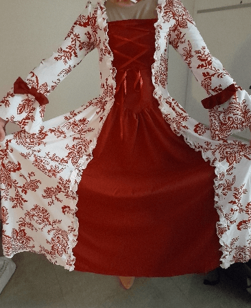 Vestido de Época Rojo photo review