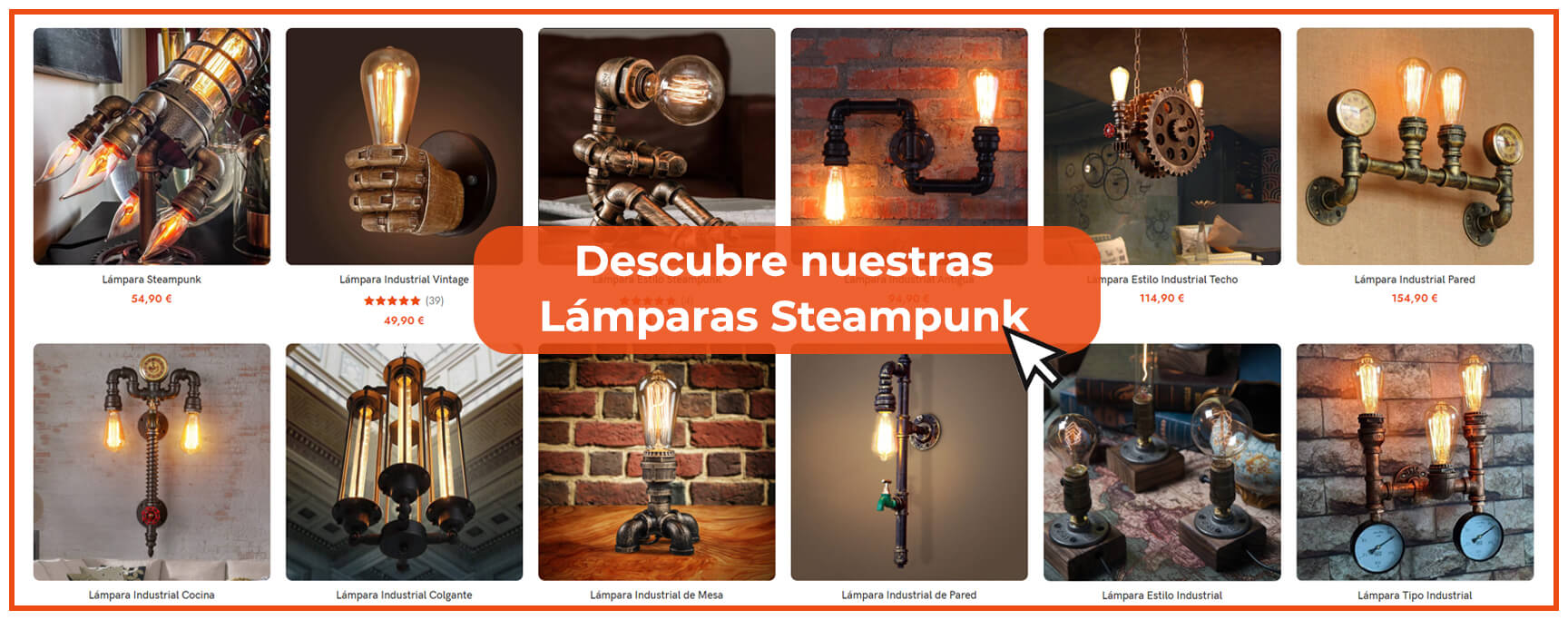 lamparas steampunk