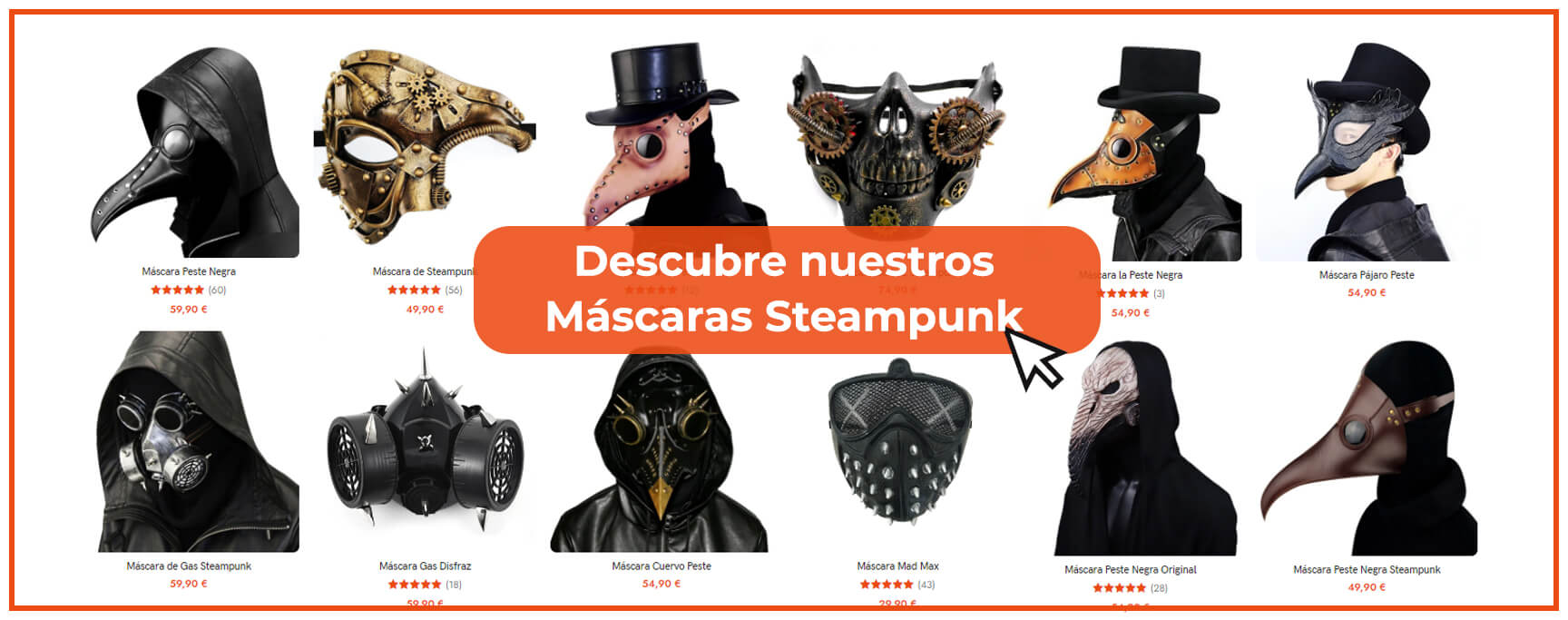 mascara steampunk